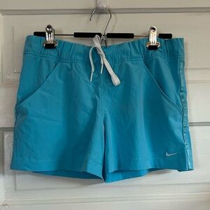 NWOT Nike FITDRY Turquoise Athletic Shorts, size M